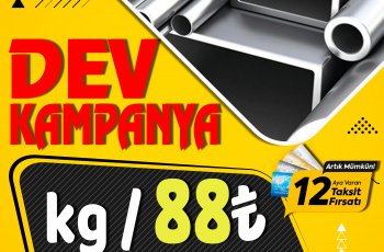 Alüminyumda Dev Kampanya